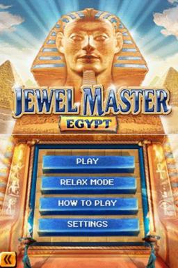 Jewel Master Egypt Title Screen
